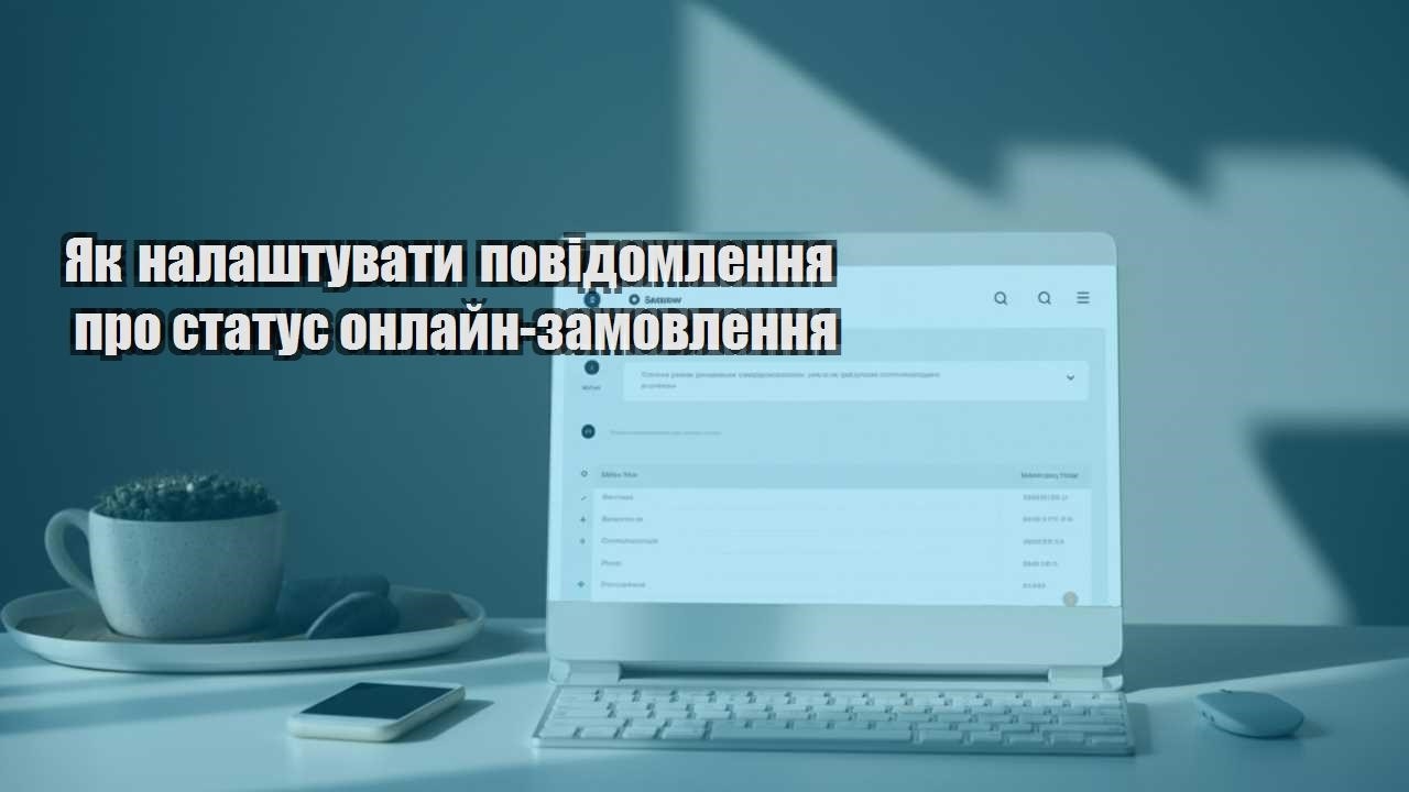 yak nalashtuvaty povidomlennya pro status onlajn zamovlennya